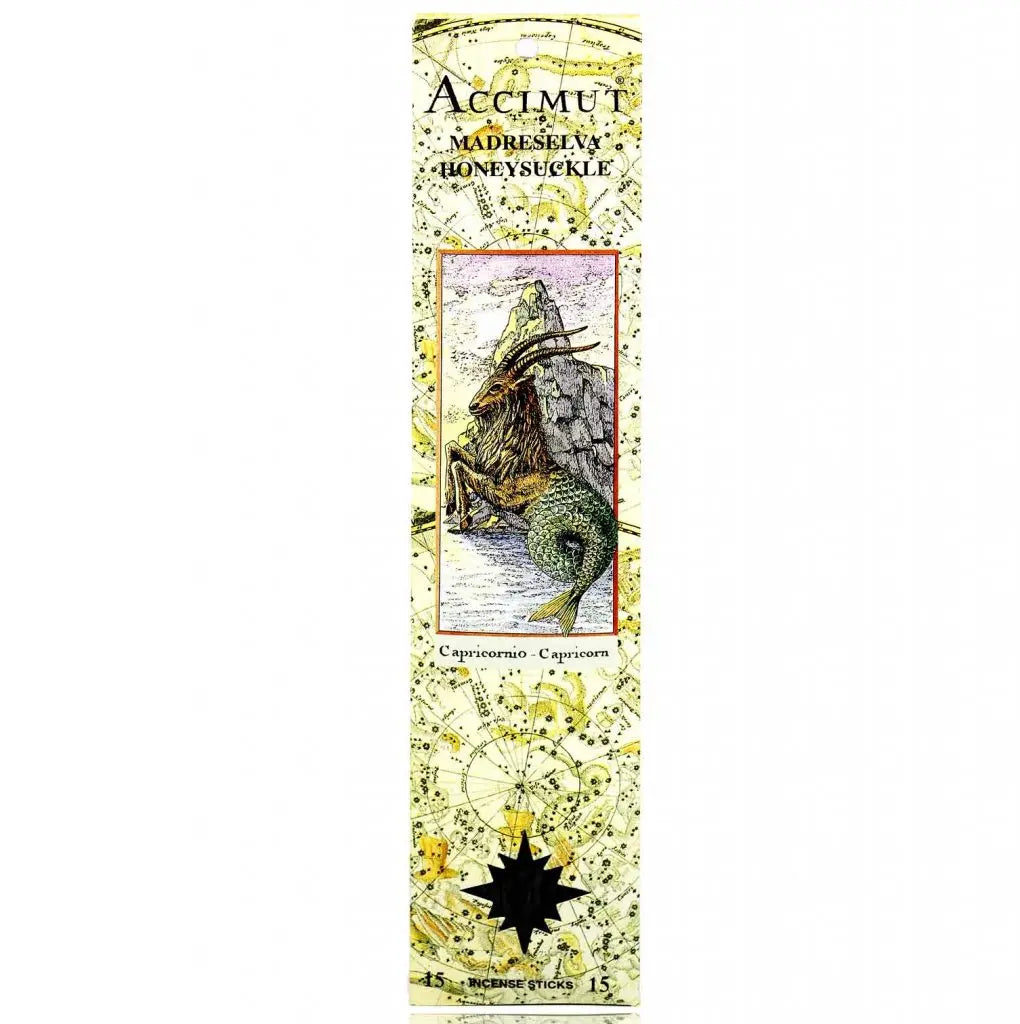 Incienso Stick Accimut Capricornio-Madreselva Accimut
