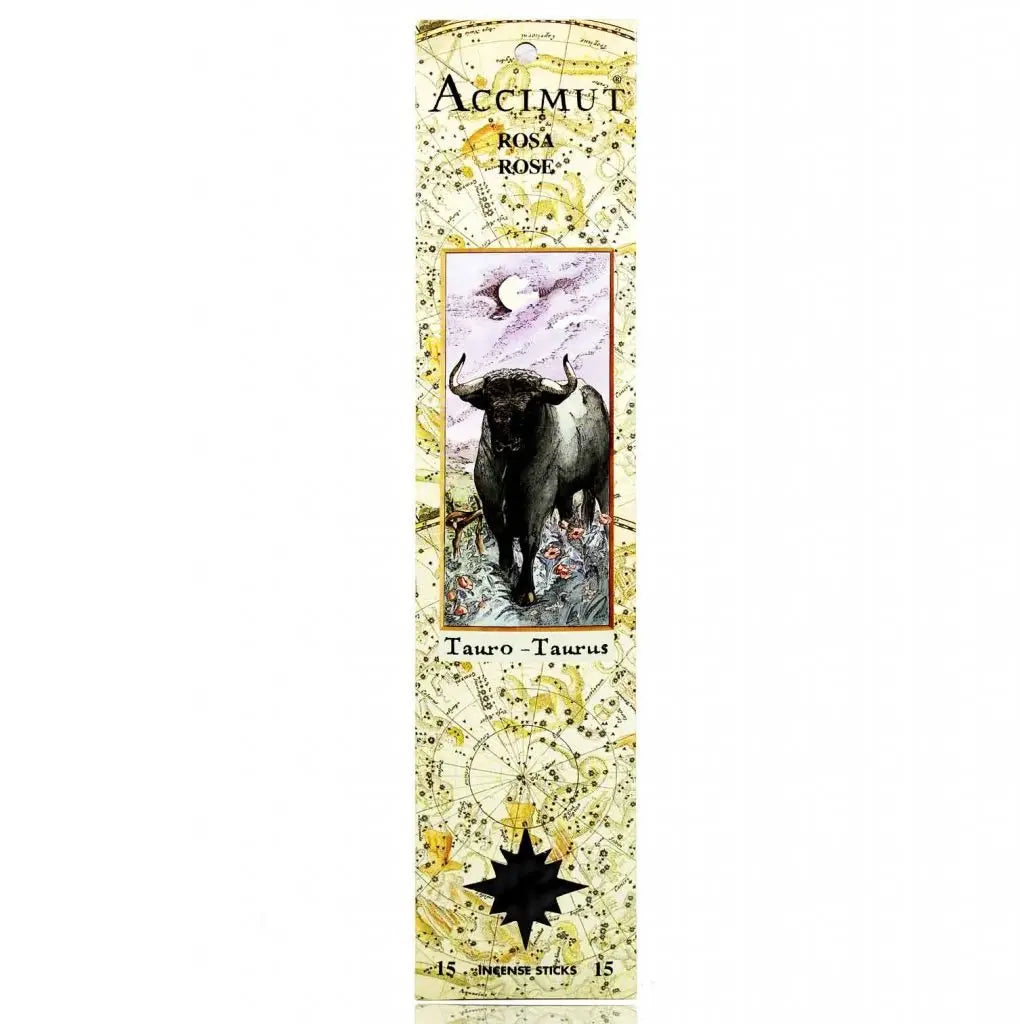 Incienso Stick Accimut Tauro-Rosa Accimut