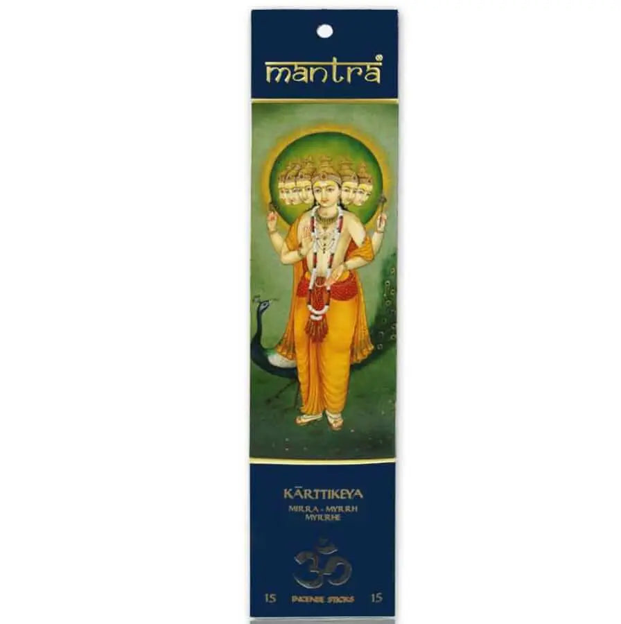 Incienso Stick Mantra Karttikeya-Mirra Mantra