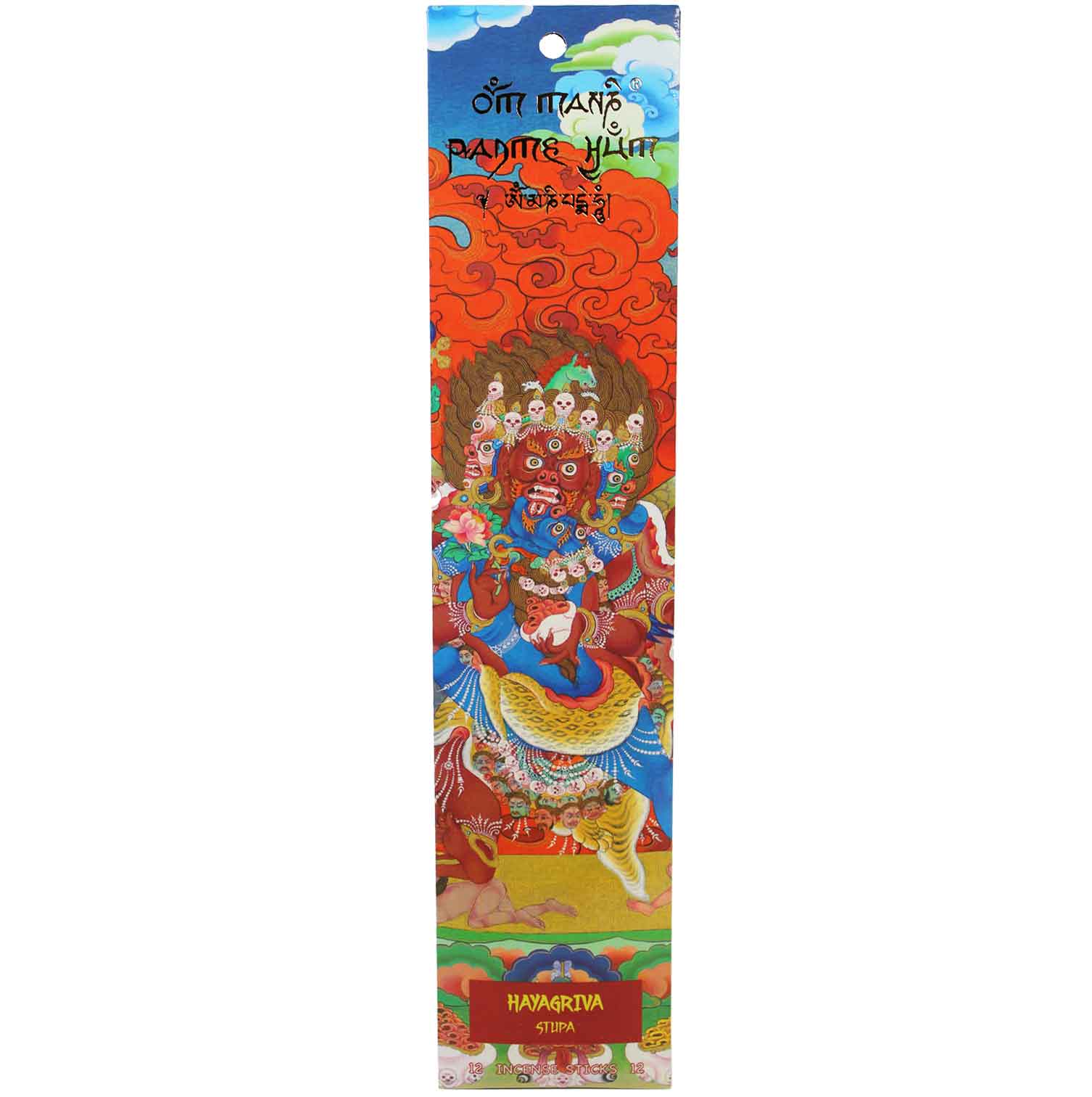 Incienso Stick Om Mani Hayagriva-Stupa Om Mani