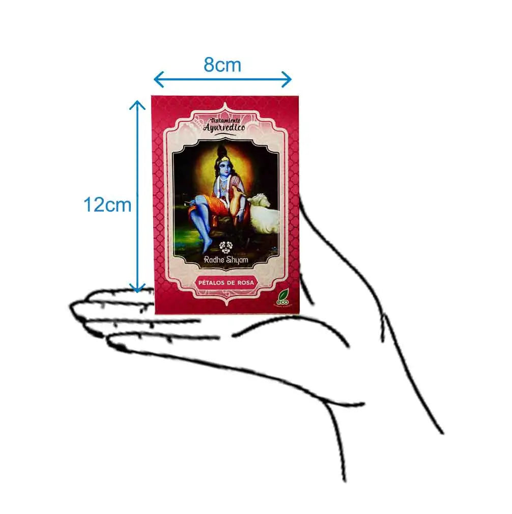 Pétalos De Rosa Tratamiento Capilar Natural Radhe Shyam