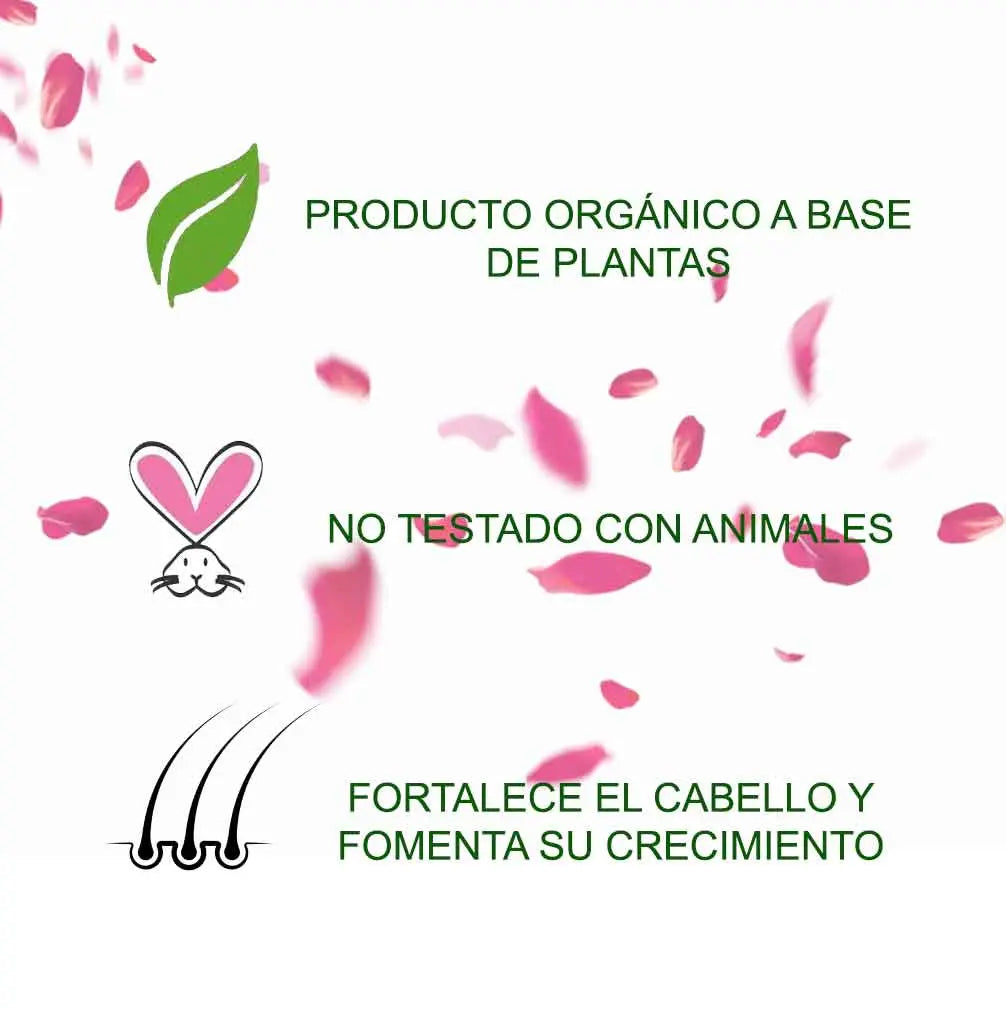 Pétalos De Rosa Tratamiento Capilar Natural Radhe Shyam