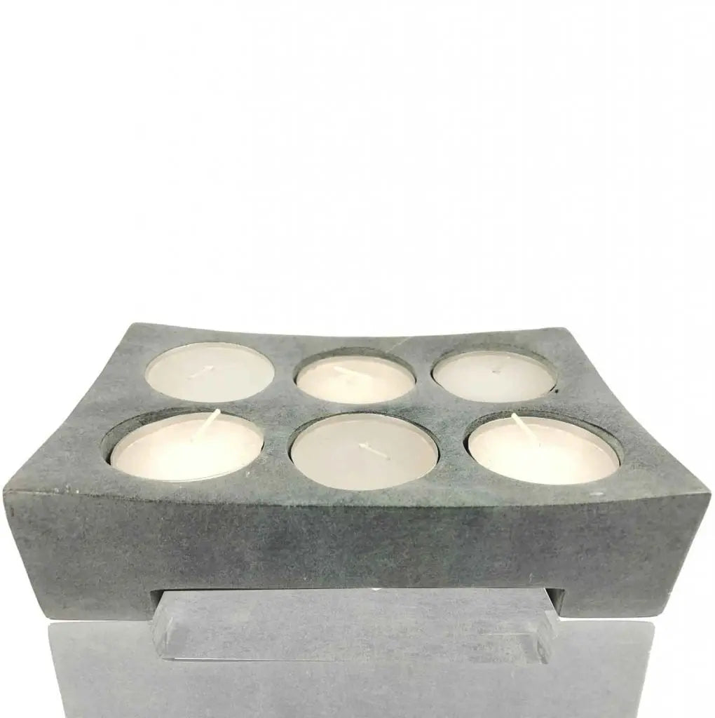 Portavela Piedra Gris Bajo Grande Cs-1285 Radhe Shyam