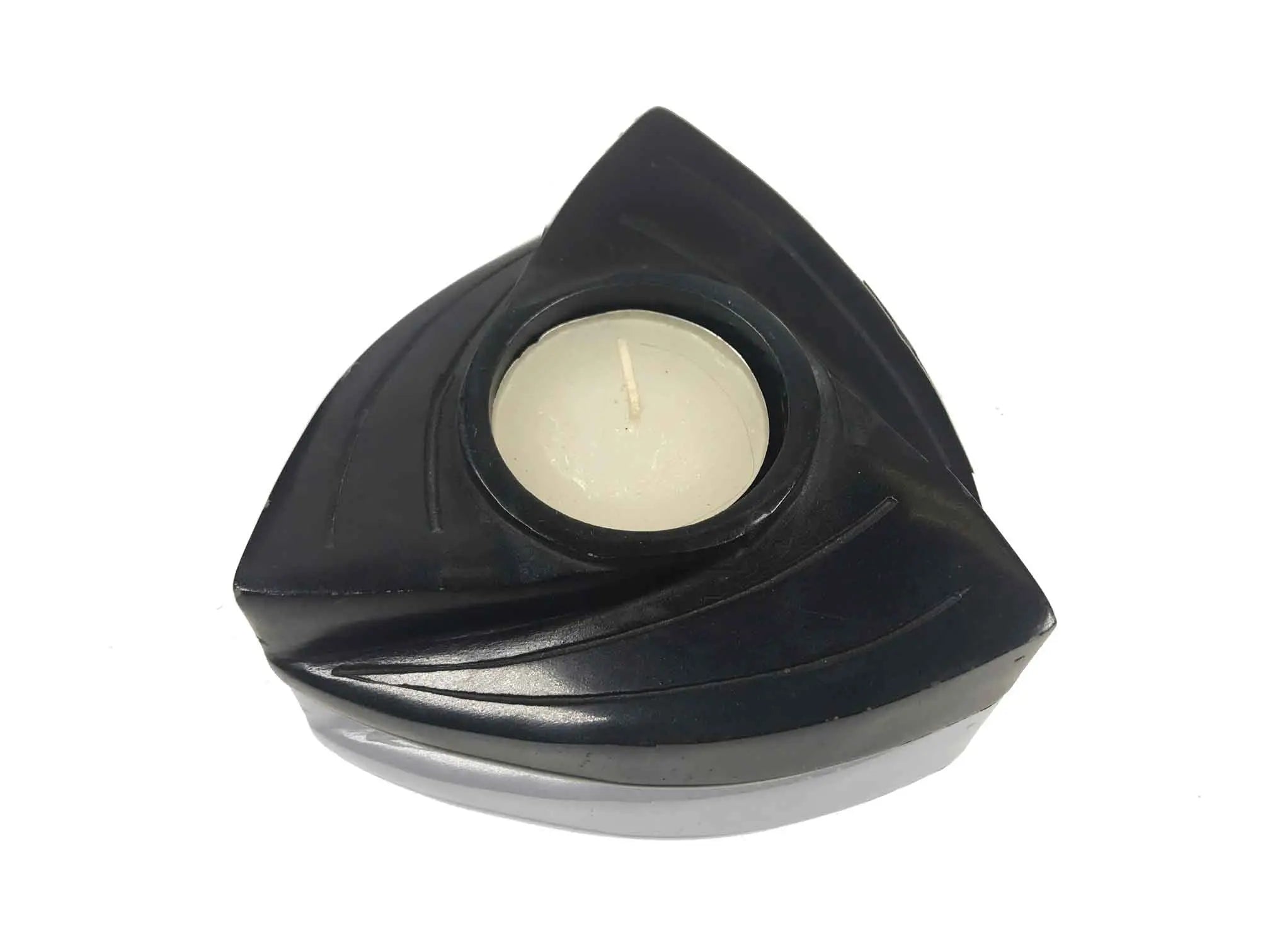 Portavela Triangular Piedra Negra Cs1027 Radhe Shyam