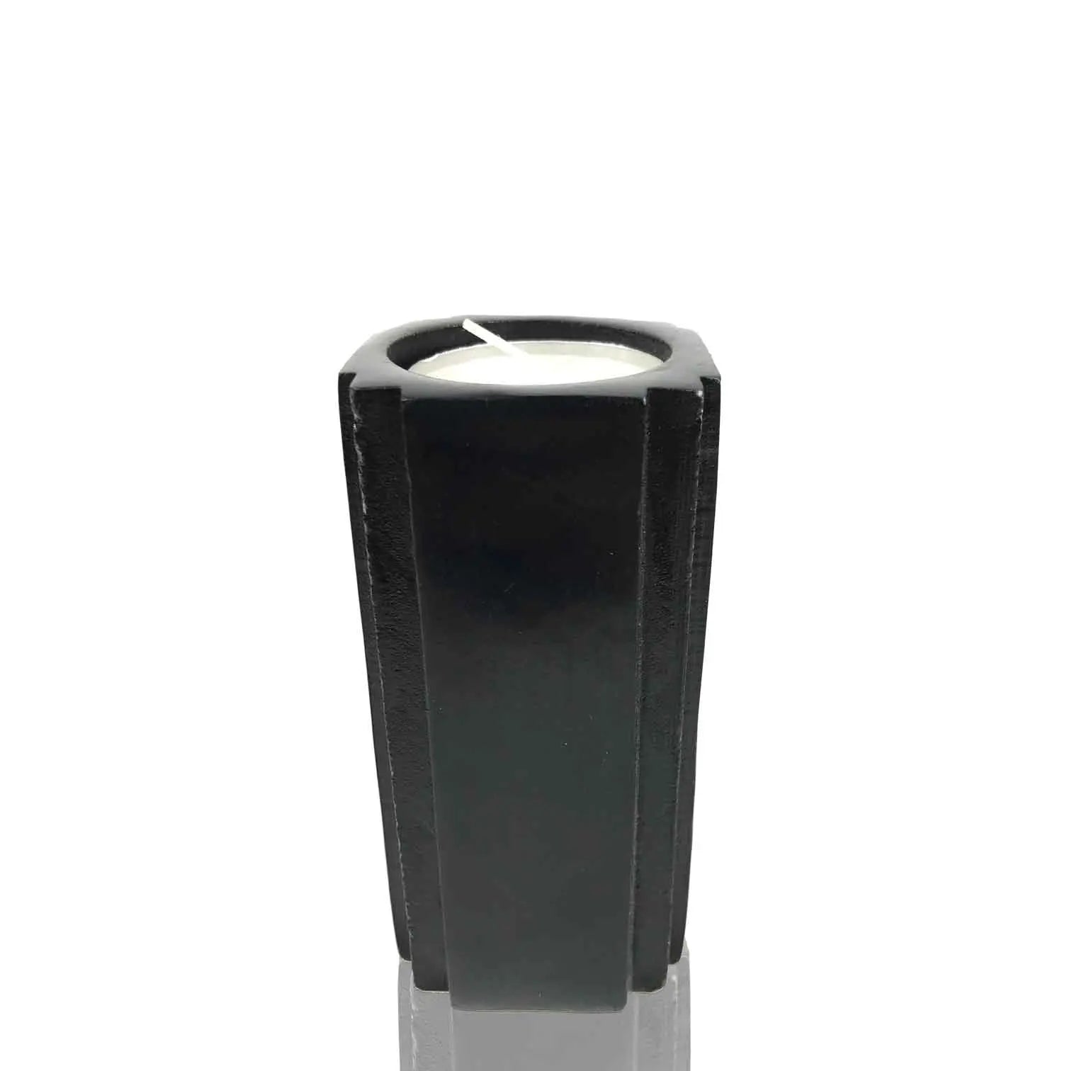 Portavelas Pilar Negro Mediano Cs1519 Radhe Shyam