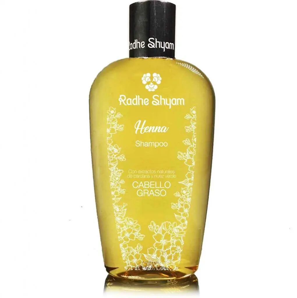 Shampoo Henna Cabello Graso 250 Cc Y 400 Cc Radhe Shyam