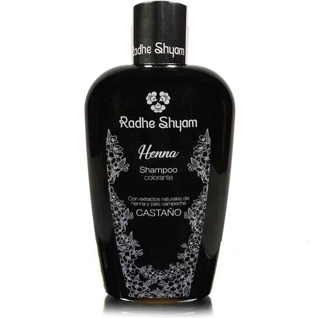 Shampoo Henna Color Castaño 250 Cc Y 400 Cc Radhe Shyam