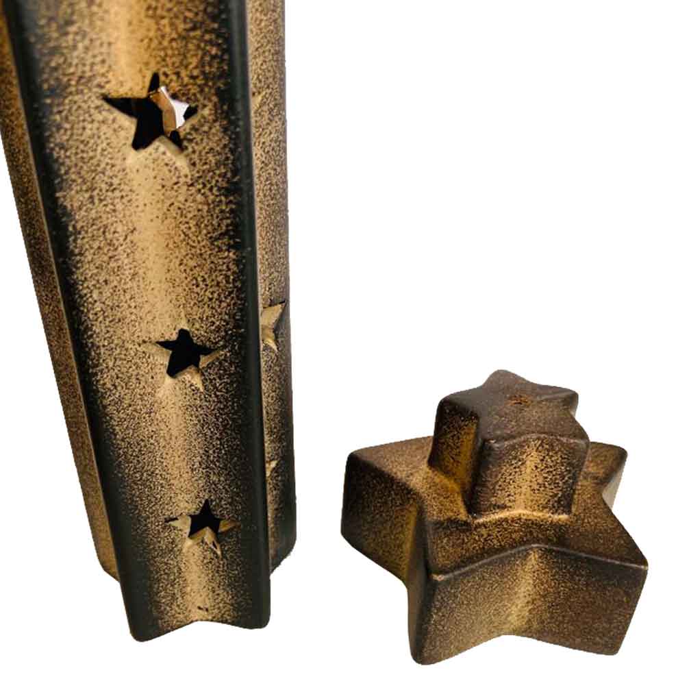 Tubo Estrella Marron Dorado Dms82906-2 Radhe Shyam