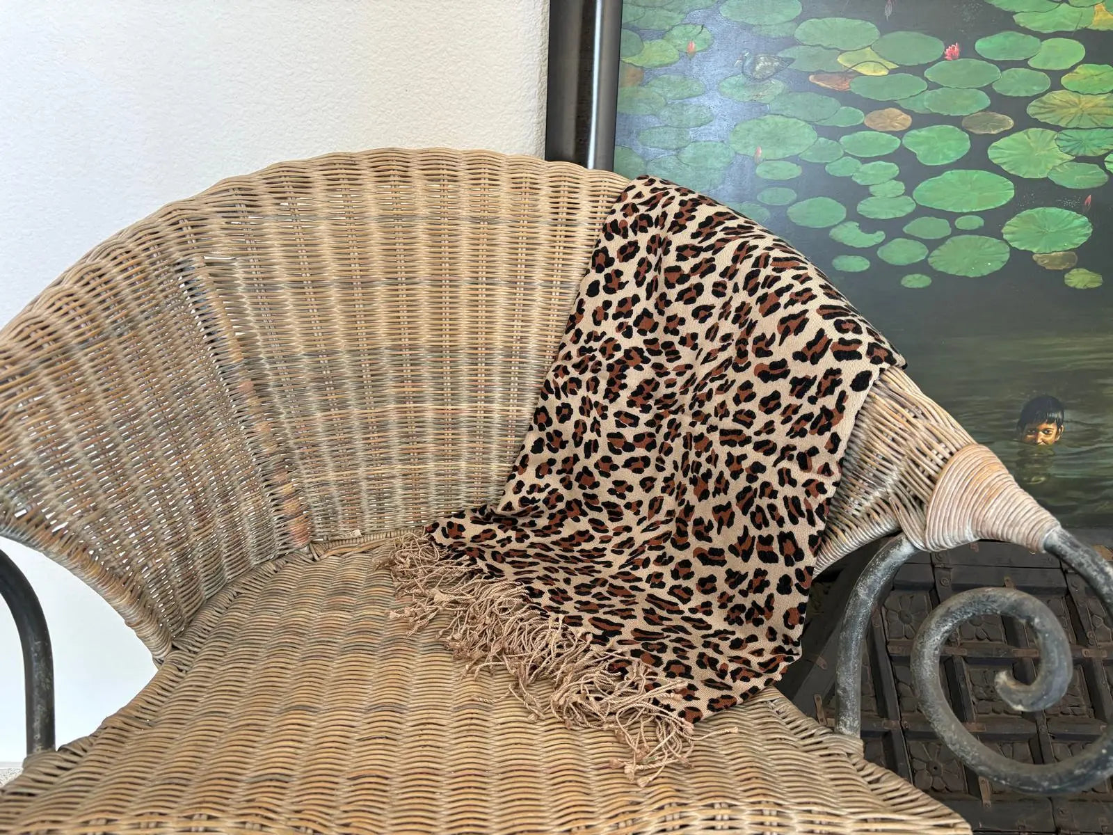 Pashminas de cashmere y seda estampadas