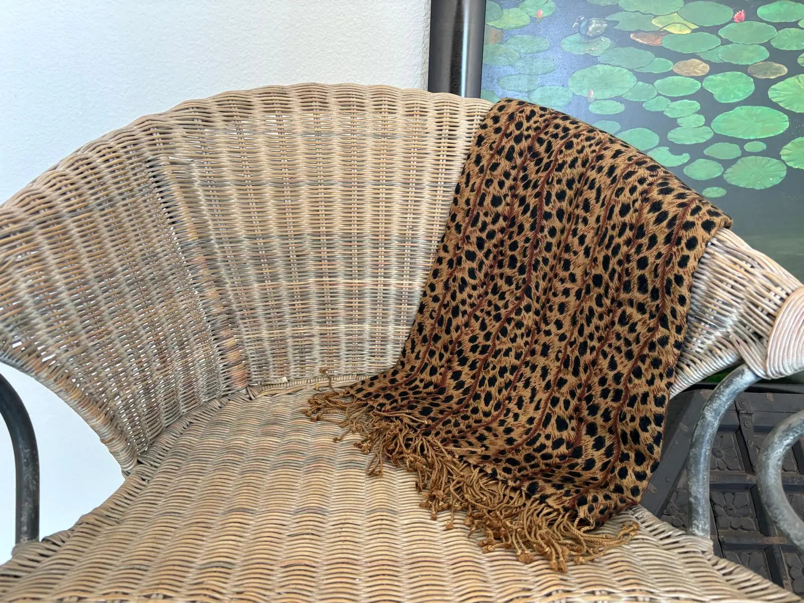 Pashminas de cashmere y seda estampadas