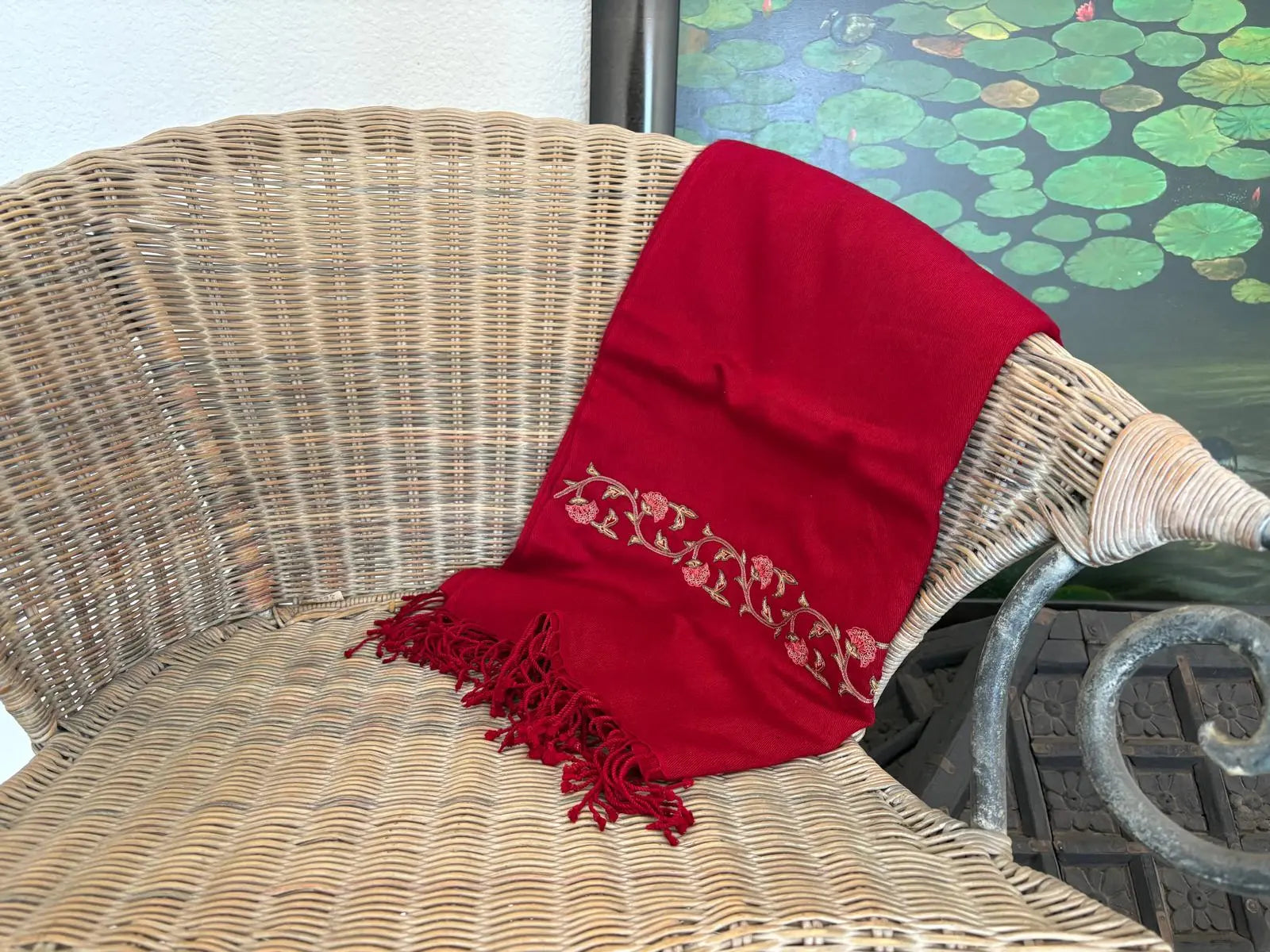 Pashminas de cashmere y seda estampadas