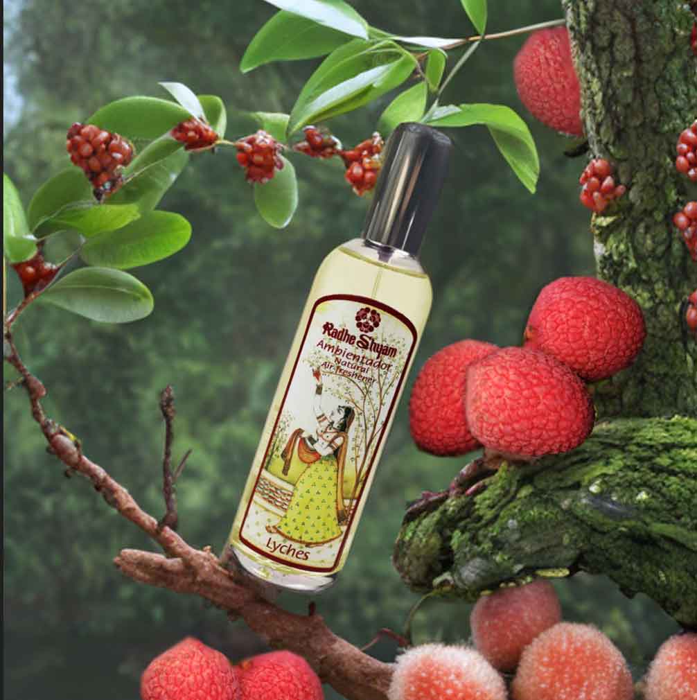 Désodorisant liquide naturel Radhe Shyam - Litchis