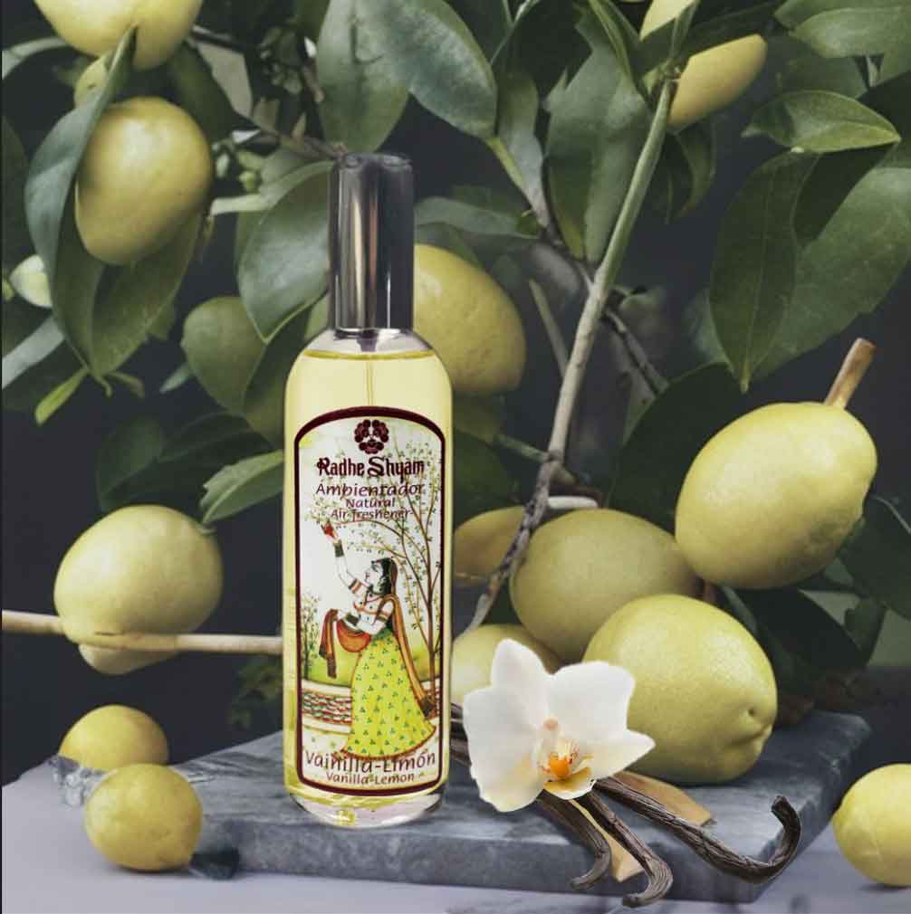 Désodorisant liquide naturel Radhe Shyam - Vanille Citron