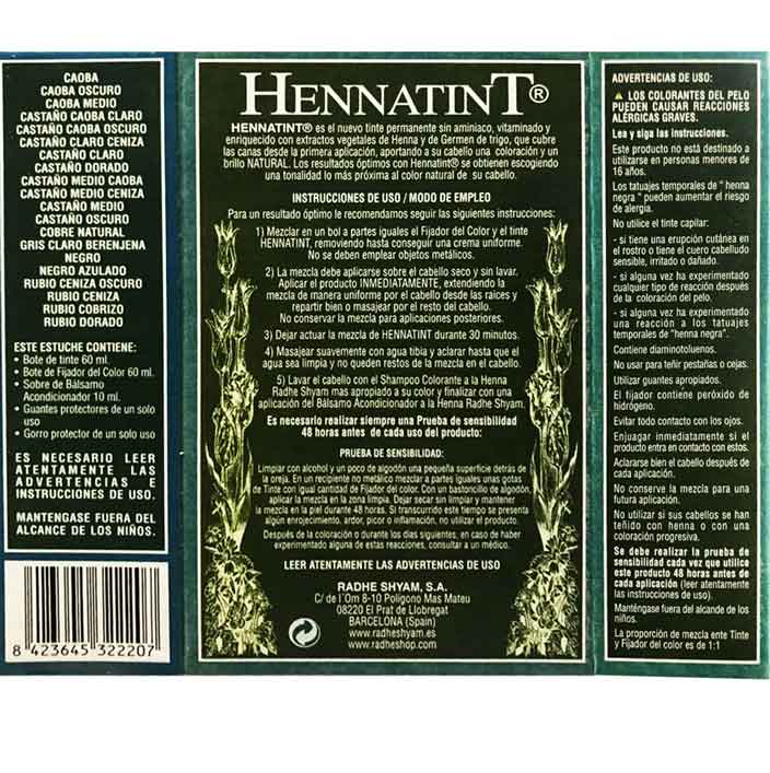 Hennatint Castaño Medio Caoba