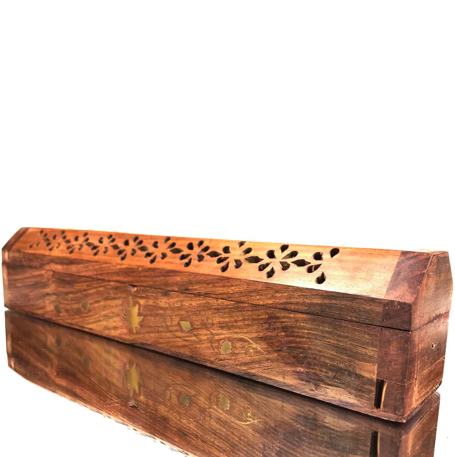 Incense Burner Box Chest Stick-Cone Palm Tree 400