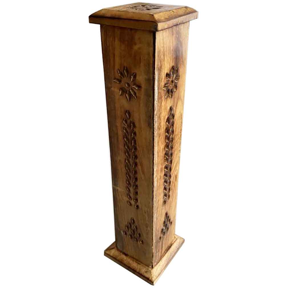 Kelapur Tower Wooden Incense Burner