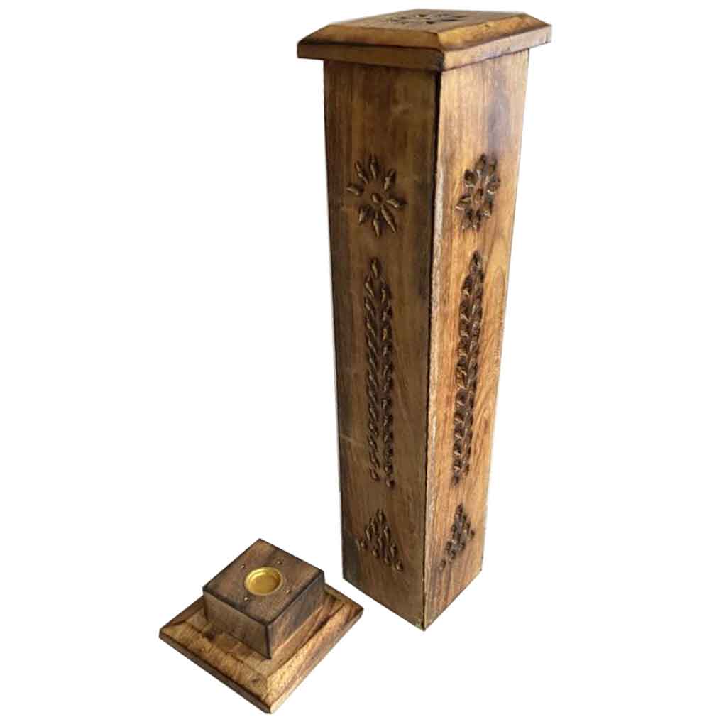 Kelapur Tower Wooden Incense Burner