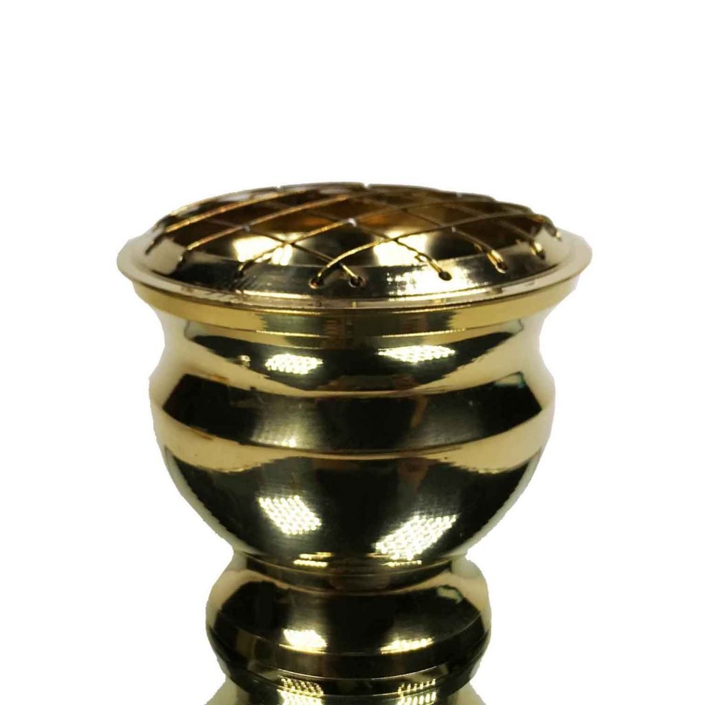 Large Tall Bowl Metal Censer (8697)