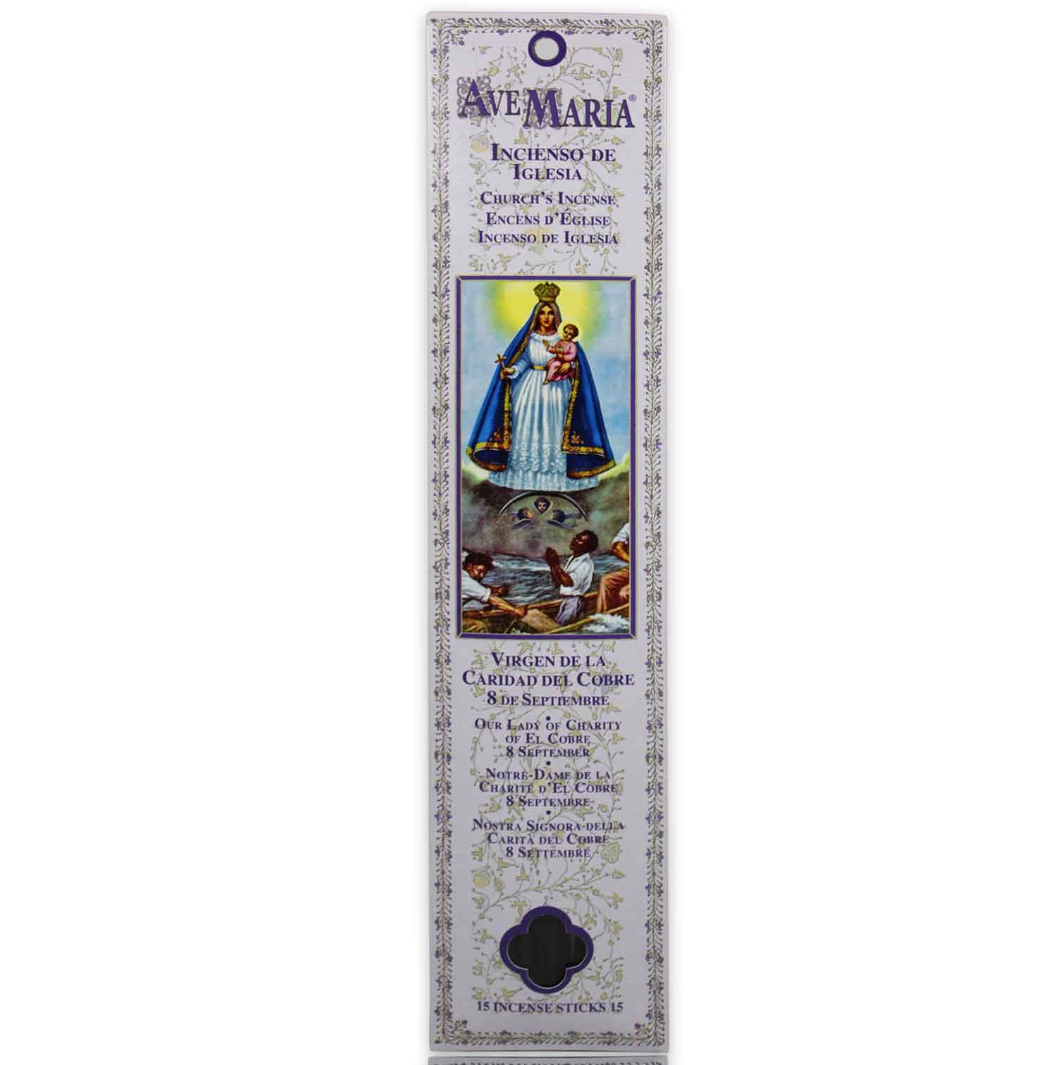 Incienso Ave Maria Stick Iglesia-Caridad Del Cobre