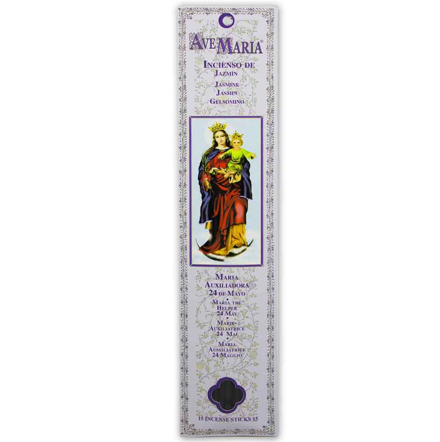 Ave Maria Incense Stick Jasmine-Mary Help of Christians