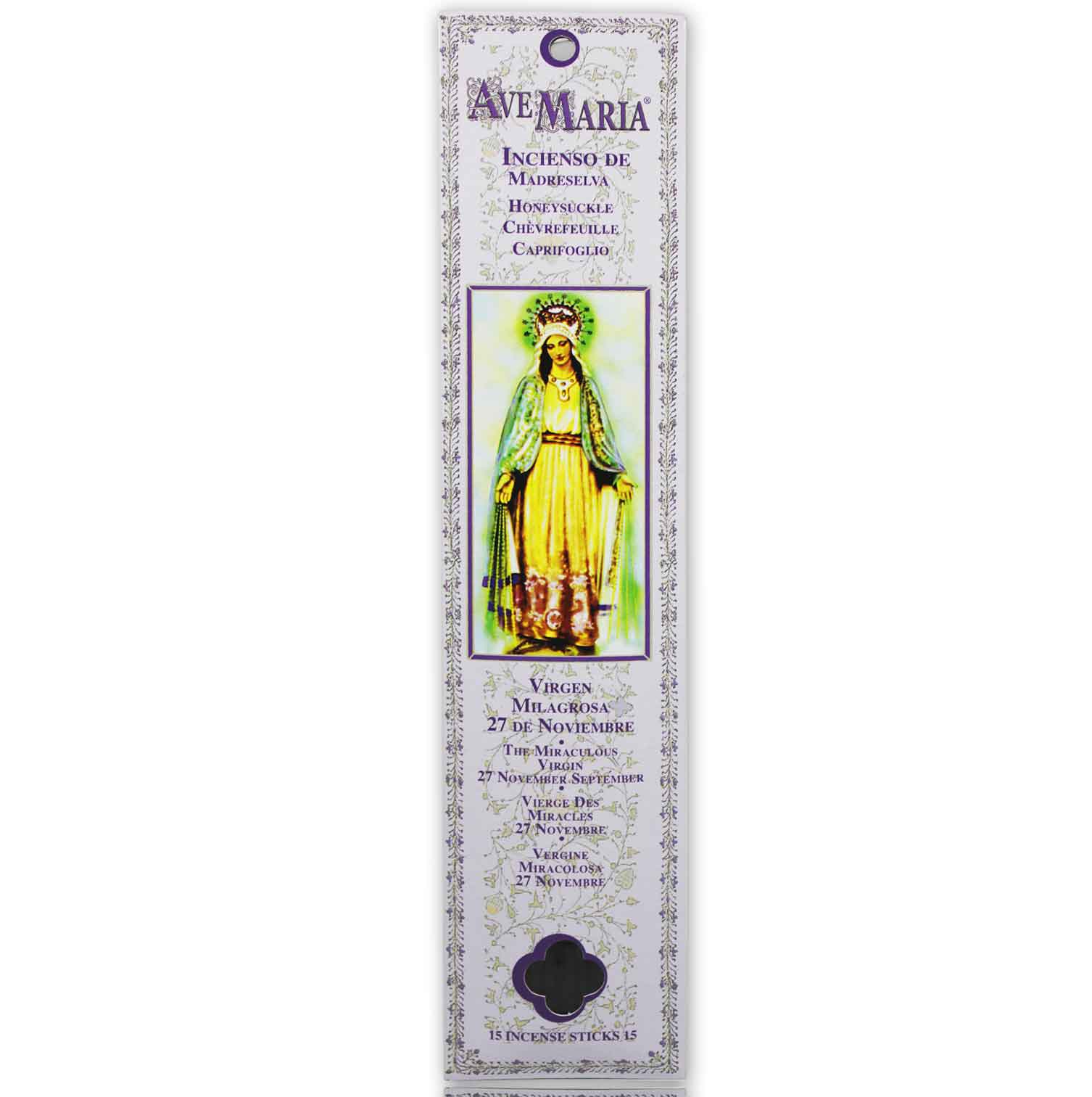 Ave Maria Incense Stick Honeysuckle-Miraculous