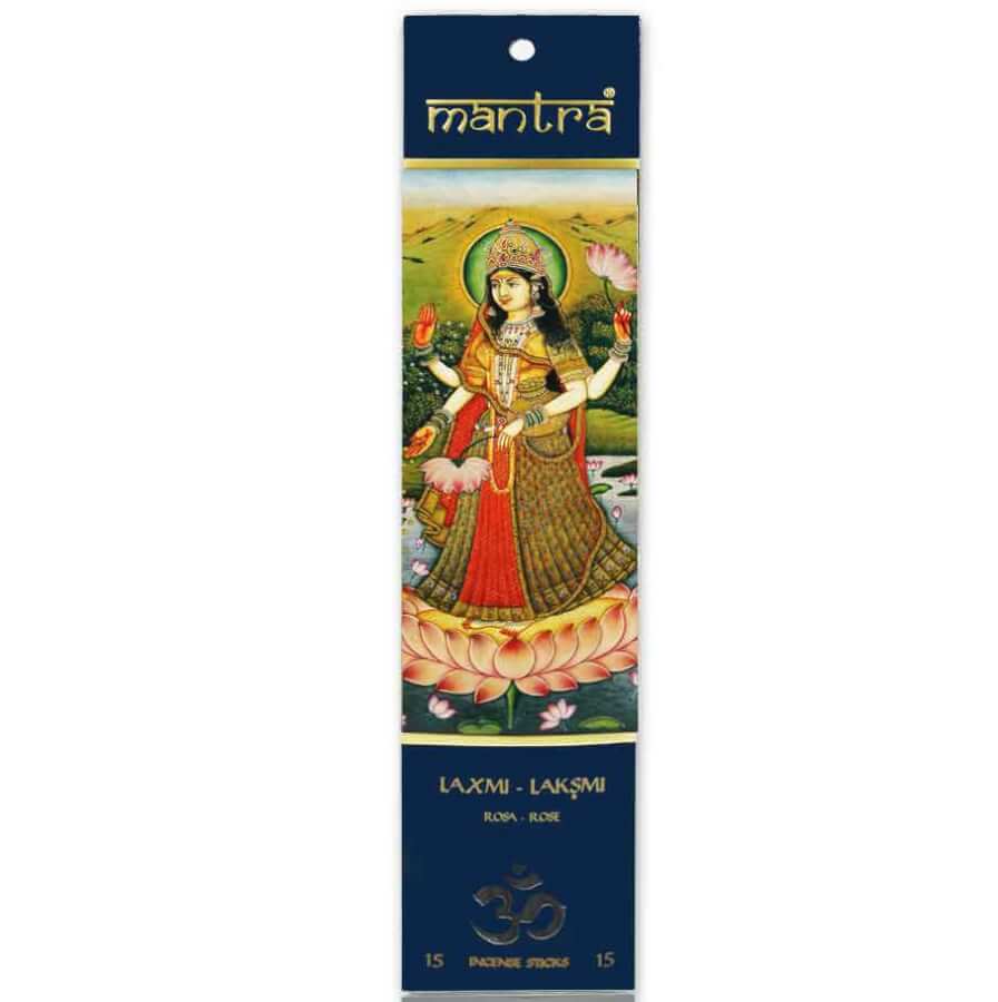 Incienso Stick Mantra Laxmi-Rosa