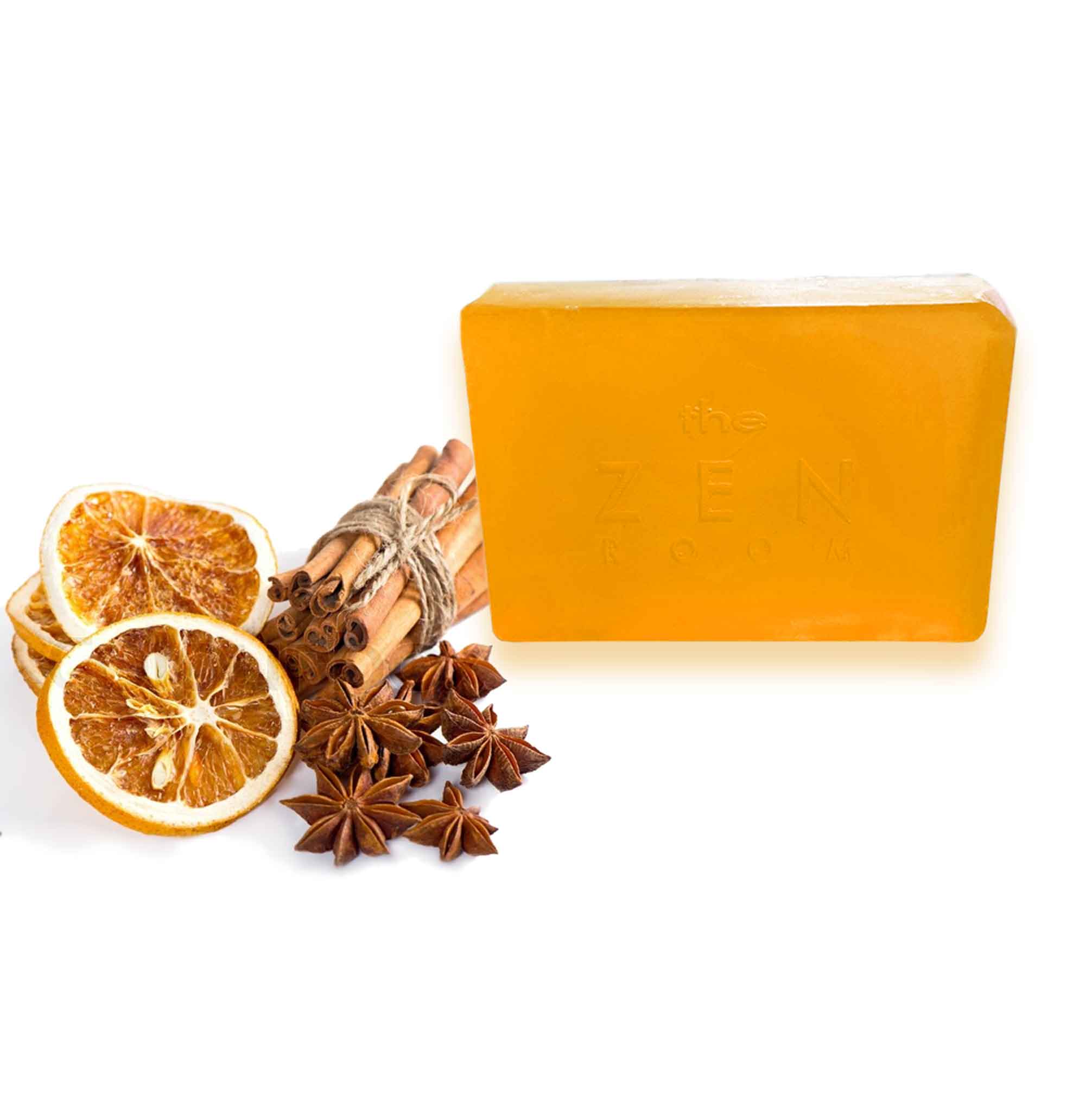 The Zen Room Glycerin Cinnamon-Orange Soap