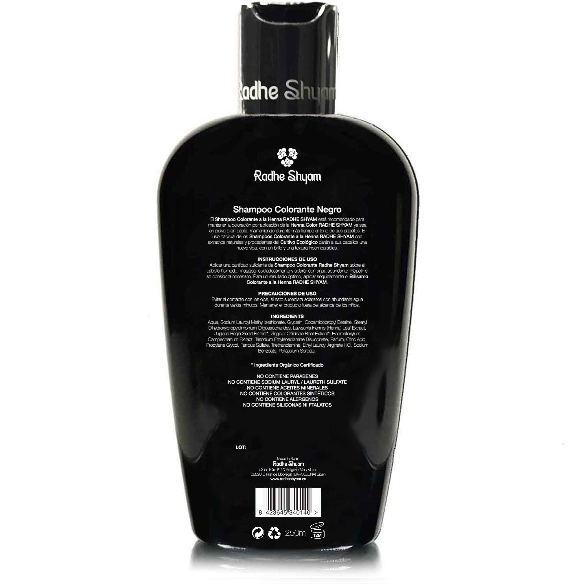 Henna Shampoo Black Color 250 Cc And 400 Cc