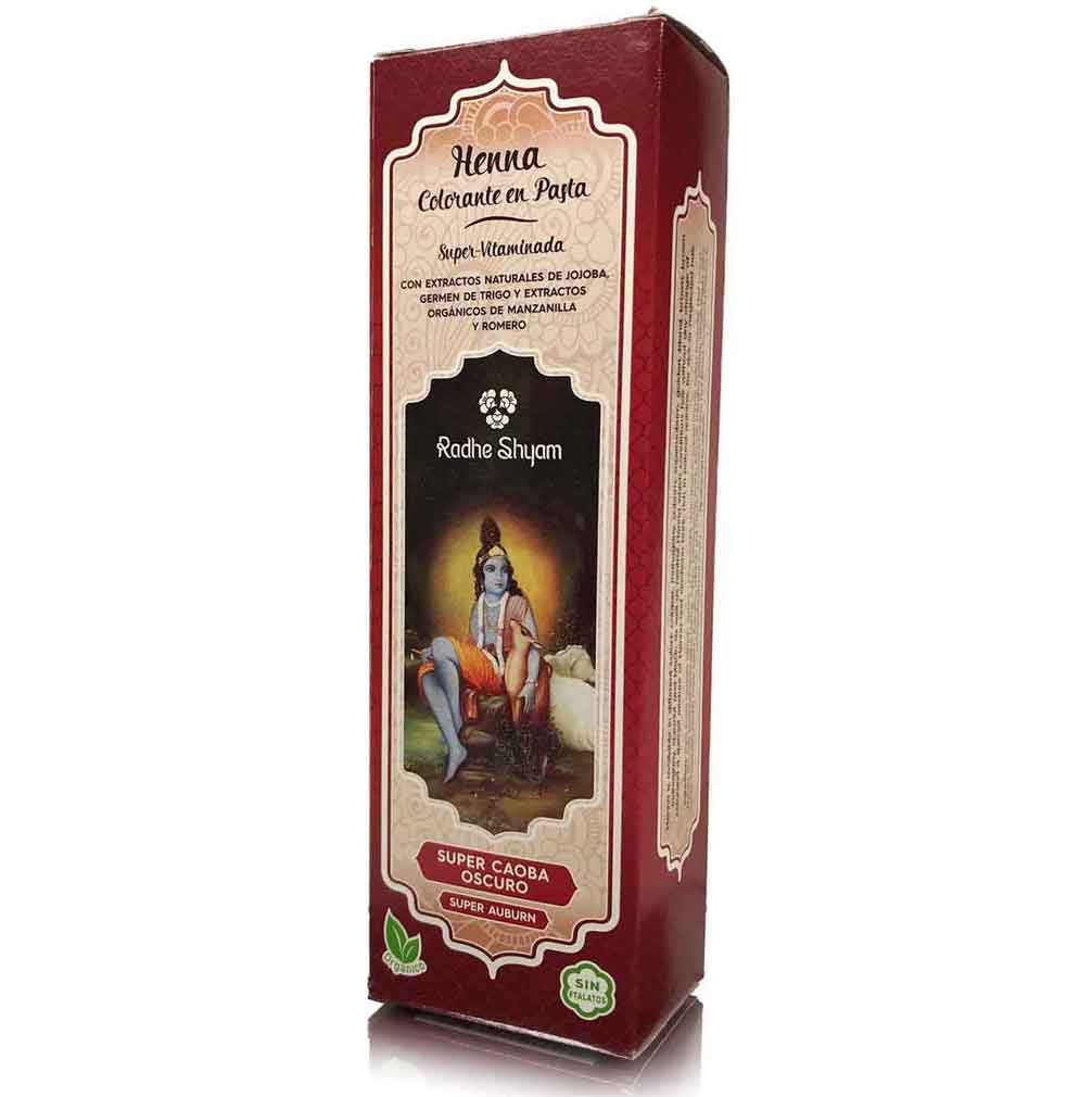 Henna Radhe Super Caoba Oscuro Pasta