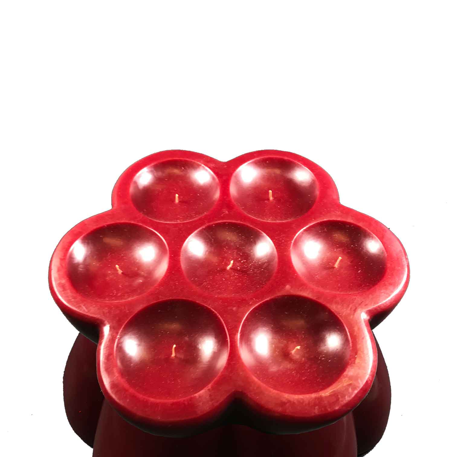 Agra Medium Red Candle Alfb07-M