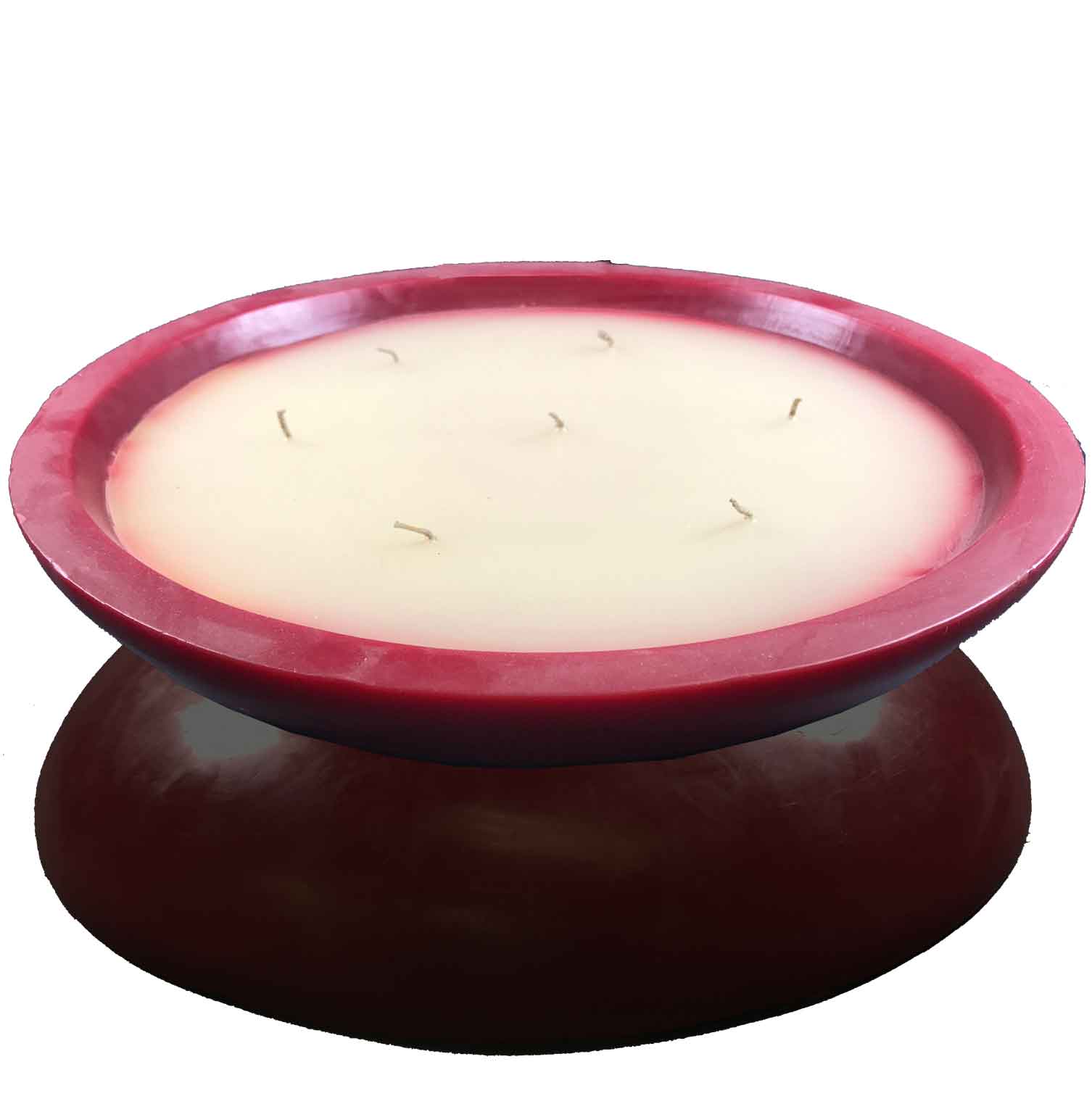 Red-Ivory Indico Candle Fw011W