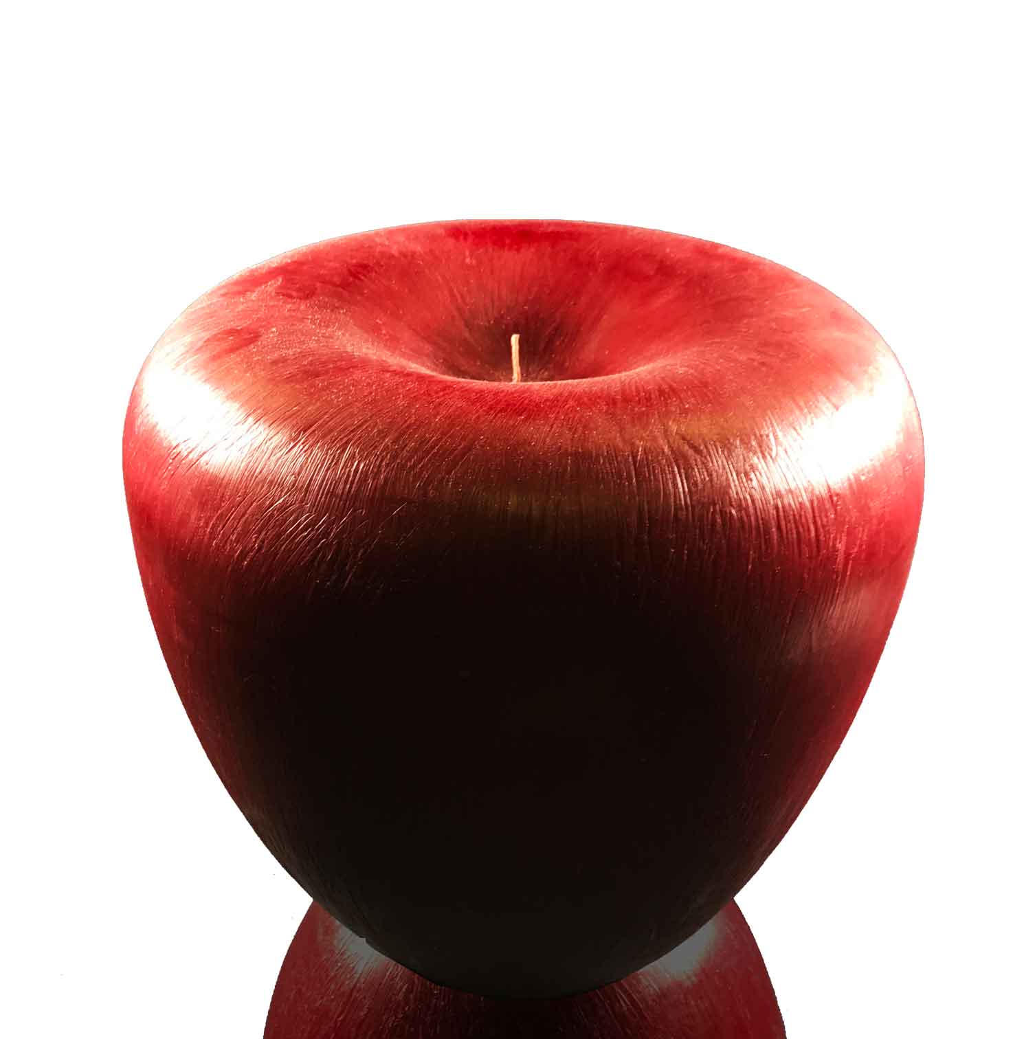 Big Red Apple Candle Oy179