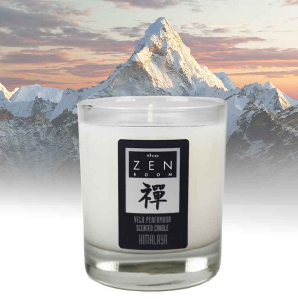 La bougie Himalaya de la chambre zen